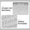 thumbnail image 3 of 12 Sheets Stencils for Painting on Wood Reusable Craft Stencils Letters Plastic Letters Stencils, 3 of 6