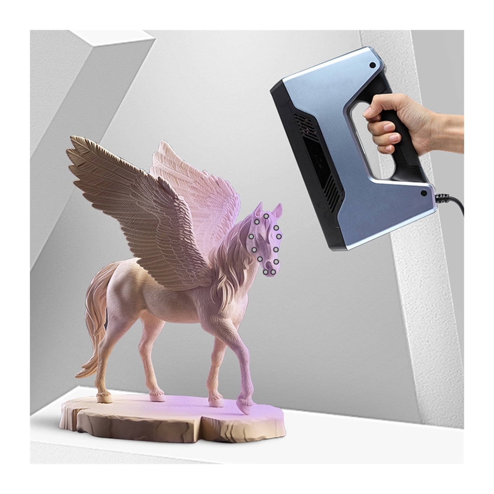 5 Sheets Positioning Targets For 3D Scaner,Reference Point Diffuse Reflection Markers For 3D Scanner ,Accurate Tracking Dots