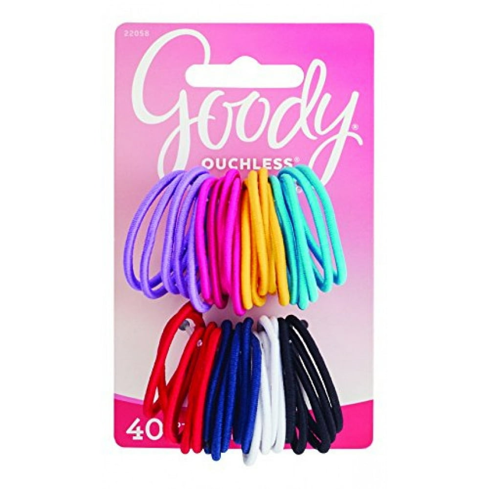 Goody Goody Ouchless Medium Hair Elastics 2mm 40 Count Assorted goody-goody-ouchless-medium-hair-elastics-2mm-40-count-assorted
