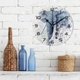 thumbnail image 3 of Dreamtimes Watercolor Elephant Wall Clock, 10 Inch Silent Non Ticking Round Clock Oil Painting Clock Easy to Read Clock for Living Room Bedroom Bathroom Home Decor, 3 of 7