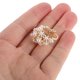 thumbnail image 4 of unbranded 1Par Pendientes De Simuladas En Dorado Con Hueco Para Mujer, 4 of 5