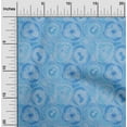 thumbnail image 2 of oneOone Polyester Spandex Light Blue Fabric Abstracts Sewing Material Print Fabric By The Yard 56 Inch Wide, 2 of 5