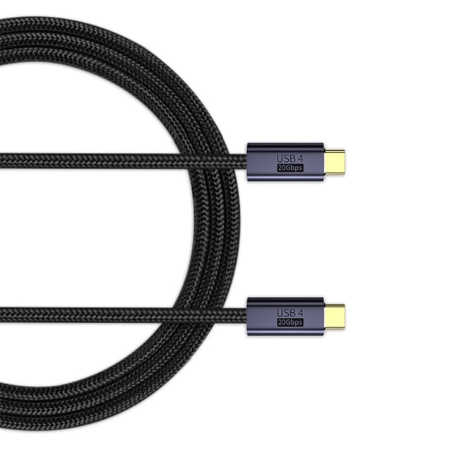 Matsuzay Línea de datos de aleación tipo C 100W 20Gbps Nylon Notebook Computer Smartphone Tablet USB4 Reemplazo de cable para 1m Type2 NO2