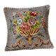 thumbnail image 4 of Funda de almohada decorativa de 48x48cm, funda de almohada cuadrada con estampado Floral lavable a máquina, multifuncional para el hogar y la Oficina Gris, 4 of 8