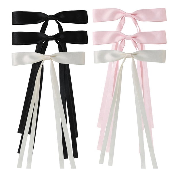 Lazo para el Cabello para Mujer, Lazos para el Cabello con Puntos para NiñAs, Lazos de Cadena para el Cabello, Pinzas para el Cabello con , Pinzas para el Cabello para Mujer F