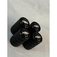 thumbnail image 3 of Morell O Mushroom Chevrolet Tire Valve Stem Caps, Alloy & Copper, Black, 4 Count, for Chevy Vehicles, 3 of 6