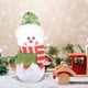 thumbnail image 5 of Xihbxyly Lata de Dulces de Papá Noel, Diseño de Plástico Transparente, Material de Alta Calidad, Decoración Navideña, Ideal para Escaparates o Habitaciones, Regalo Navideño, 15 Cm, 1 Paquete, 5 of 6