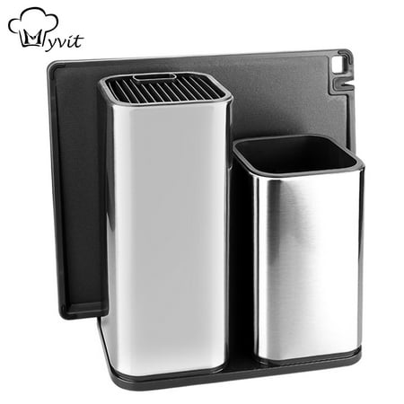 

Myvit Knife Stand Holder For Kitchen Knife Stainless Steel Cooking Knife Holder Stand Block High End Kitchen Accessories