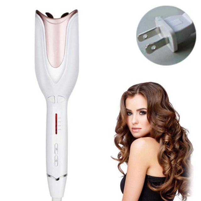 Rizador de cabello automático, rizador de cabello de calidad de salón con sensor antiatascos, calentamiento rápido 9S, apagado automático y temperatura ajustable para hombros/pelo mediano/largo Xemadio 2036088