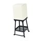 thumbnail image 3 of Cubo de basura minimalista, cubo para residuos de papel, para uso doméstico, dormitorio, oficina, tocador. Negro, 3 of 9