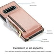 thumbnail image 2 of Dteck Crossbag Case For Samsung Galaxy S10e, Premium PU Leather Wallet Case Credit Card Holder Stand Cover, Rosegold, 2 of 9