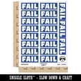 thumbnail image 2 of Fail Bold Text Test Inspection Sticker Set - Dark Blue - Matte Finish - 2.00" Large, 2 of 7