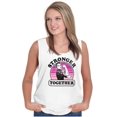 thumbnail image 4 of Breast Cancer Stronger Together Tank Top Tee Shirt Women Brisco Brands S, 4 of 6