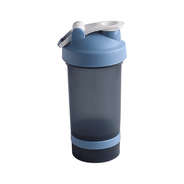 Shaker Bloosom Para Proteina Botella Para Gym Productos Deportivos Azul