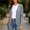 Grey, variant on Women's Lightweight Cardigan,Long Sleeve Open Front Shrug with Pockets,Casual Knit Sweater for Summer Spring Fall Black L