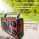 thumbnail image 2 of Radio FM AM SW para Exteriores, Radio Solar de Banda , Radio de Emergencia de Alta Sensibilidad con Altavoz LED BT., 2 of 5