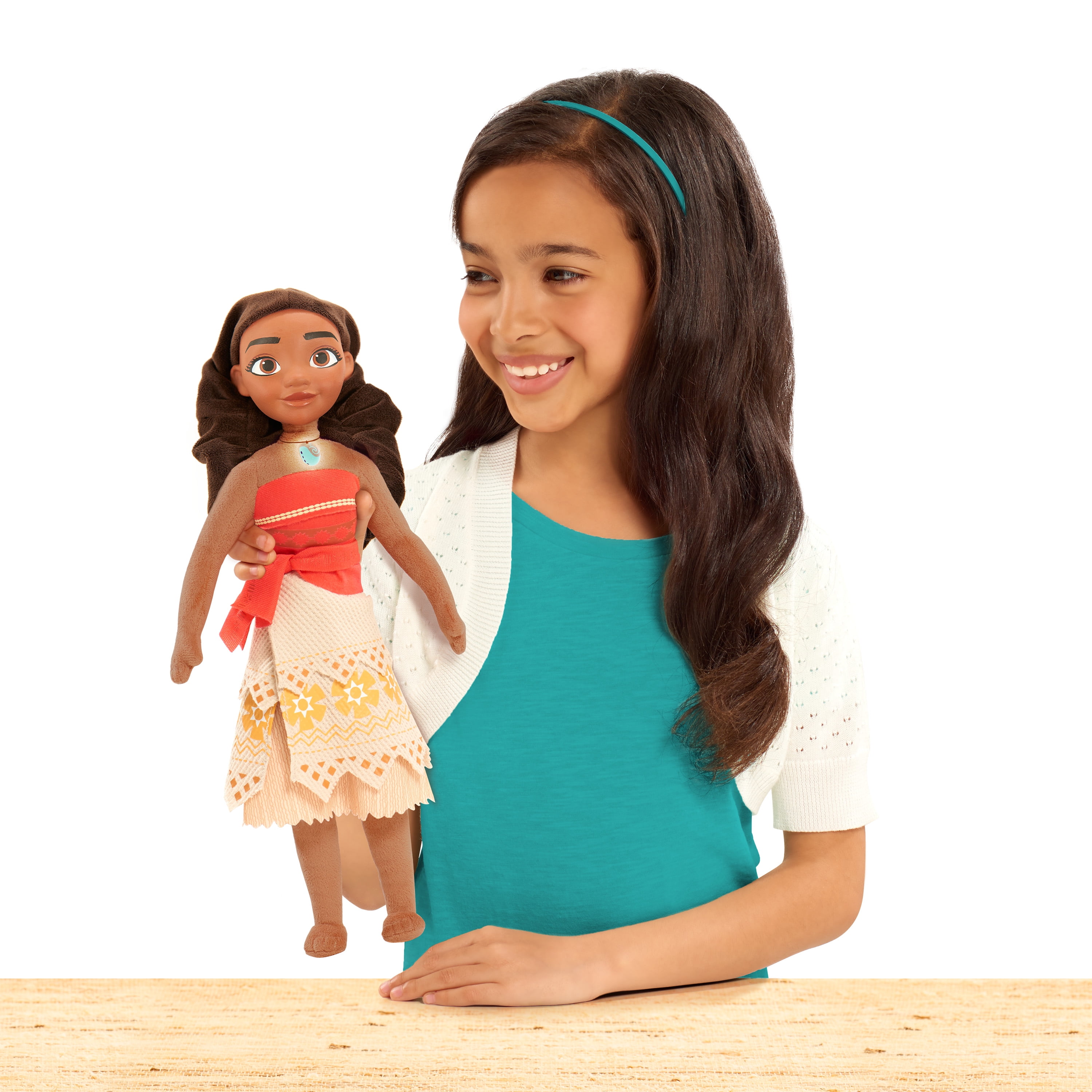 Moana Light N' Sound Plush Moana, Officially Licensed Kids Toys for Ages 3  Up, Gifts and Presents