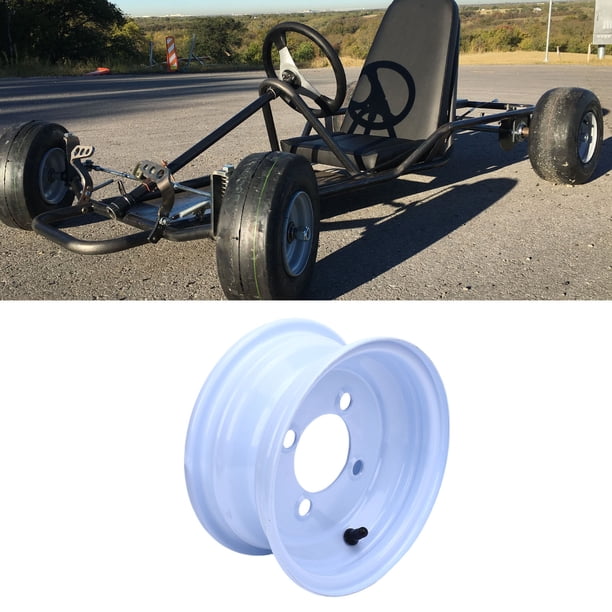 Llanta De Rueda Go Kart, Agarre Mejorado, Revestimiento A Prueba De Desgaste, Llanta De Rueda ATV 19X7-8, Alta Dureza, 4 Orificios Para Cortacésped Quad Dirt Bike