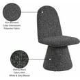 thumbnail image 2 of Meridian Furniture Renuar Black Fabric Dining Chair (Set of 2), 2 of 9