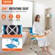 thumbnail image 2 of Silla de ducha VEVOR, con asiento de baño acolchado, giratorio y ajustable 360°, 2 of 9