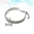 thumbnail image 1 of Greenadscape 1Pcs Collier Ras du Cou Confortable pour Chien avec Strass pour Animaux, 1 of 7