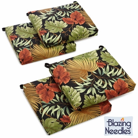 20-inch by 19-inch Spun Polyester Chair Cushion (Set of Four)