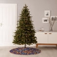 thumbnail image 6 of Lukts Thanksgiving Turkey 2 Print Color Life Christmas Tree Skirt, Winter Holiday Tree Mat Decoration ,Can be Used as A Shawl-, 6 of 6