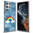 thumbnail image 1 of TalkingCase Slim Phone Case Compatible for Samsung Galaxy S22 Ultra 5G, Rainbow Cloud Print, Thin Light, Flexible, Soft, USA, 1 of 6