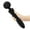 Black, variant on Handheld Personal Wand Massager 20 Powerful Speeds 8 Vibration Rechargeable Body Massager for Muscle Aches and Sports Recovery (White)