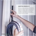 thumbnail image 5 of Neoprene Waterproof Rubber Foam 1/2” (w) x 1/4” (h) x 24 feet Long Weather Stripping Door Seal Insulation Shock-Absorbing 3M Self-Adhesive Tape for Door Frames, Windows – Black, 1 Continuous Roll, 5 of 5