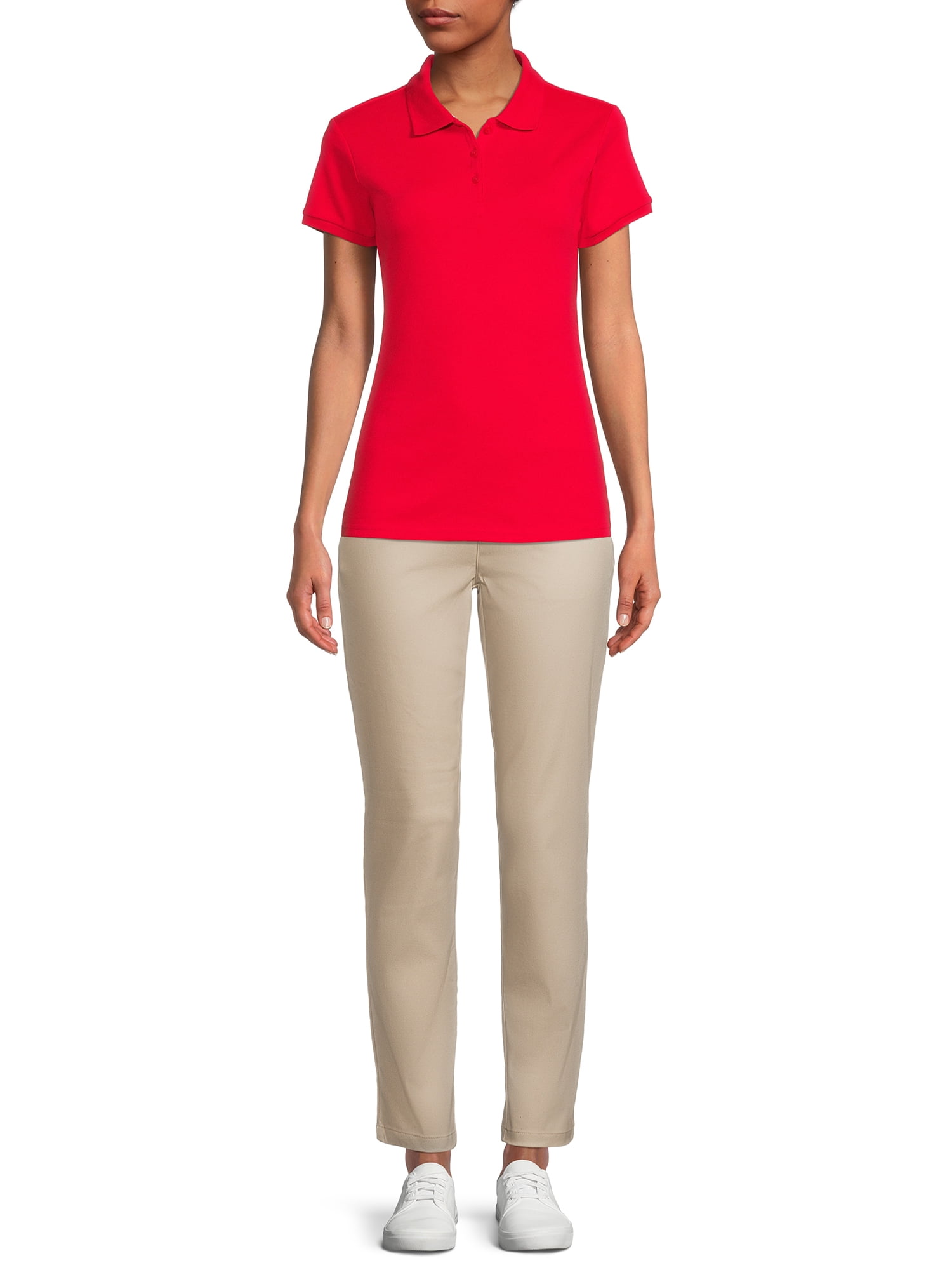 Wonder Nation Juniors School Uniform Stretch Twill Skinny Pants, Sizes 3-15
