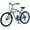Navy, variant on Zukka 26" Women Cruiser Bike 7 Speed V Brake Beach Bicycle City Commuter for Men Black