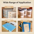 thumbnail image 4 of Marklife P50 Label Paper Roll Compatible Phomemo M110 M220 M112 M220 Thermal Printer White Transparent Laser Self Adhesive Label 24-24mm Color, 4 of 6