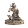 thumbnail image 1 of Estatua de Buda Milariba de latón envejecido, 5,3 cm, sentada, 1 of 3