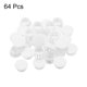 thumbnail image 3 of Uxcell 64Pcs 3/4" Tapones de agujero de plástico blanco tipo empotrado para paneles, tapones de extremo para tubos de bloqueo de muebles y gabinetes, 3 of 6