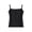 Black, variant on Summer Halter For Women Velvet Spaghetti Strap Crew Neck Ruffled Casual Comfy Basic Camisoles With Bow (XL, Gray)