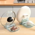 thumbnail image 1 of PEONAVET Pot Pan Lids Holder Pot Pan Lids Cutting Board Rack Chopping Board Organizer Stand Spoon Drip Tray Kitchen Countertop Organizer Cutting Boards, 1 of 9
