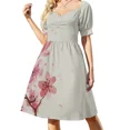 thumbnail image 2 of Japanese Cherry Blossoms Large Sleeveless Dress Woman clothing, 2 of 7
