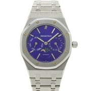 Pre-Owned AUDEMARS PIGUET Royal Oak Moon Phase Day Date 25594ST Men's Watch Blue Dial Automatic Winding (Like New)