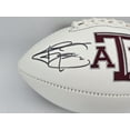 thumbnail image 2 of Johnny Manziel Autographed Texas A&M Aggies Official White Logo Football "12 Heisman" Fanatics Holo #ZZ0142397, 2 of 5