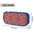 thumbnail image 3 of Uemuo Cute Tomato Printed Pencil Pen Case, Portable Pencil Pouch with Zipper, Compact Stationery Bag Makeup Bag, Pencil Bag for Home Office, 3 of 9