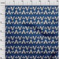 thumbnail image 2 of oneOone Tissu Popeline de Coton Imprimé Floral & Triangle BTY 56 Pouces de Large, 2 of 4