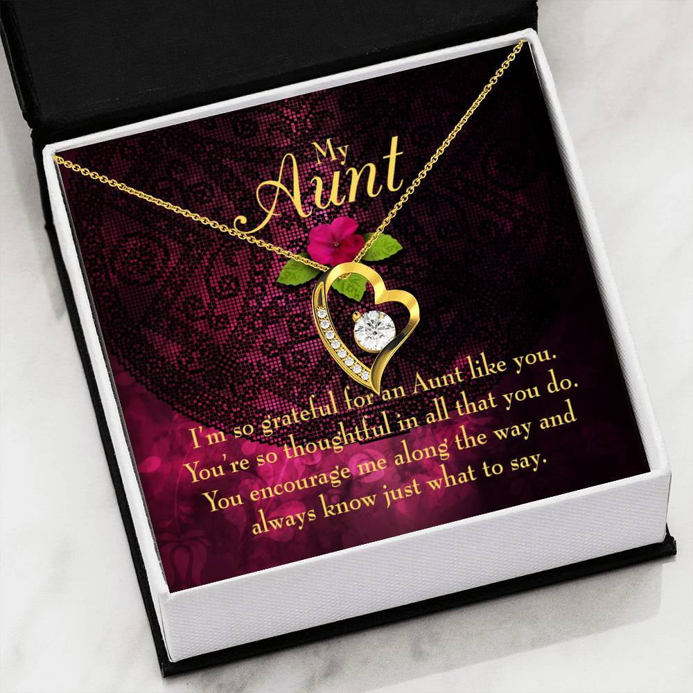 Express Your Love Gifts Aunt Gift Aunt Jewelry Forever Necklace 