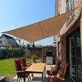thumbnail image 5 of Waterproof 6.5X6.5Ft Sun Shade Outdoor Rectangle Shade Canopy Uv Block Awning with Stainless D-Rings for Pool Deck and Outdoor Comfort, 5 of 9