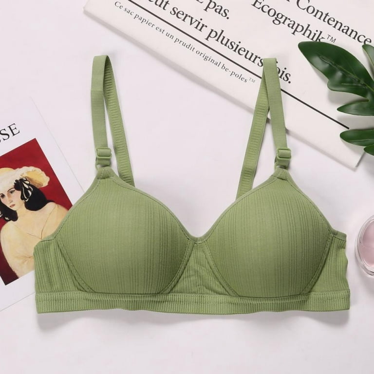 Teenagers Young Girls Seamless Bra One Piece Wireless Underwear for  Students Breast Bralette Top with Pads Wire Free Women Bras
