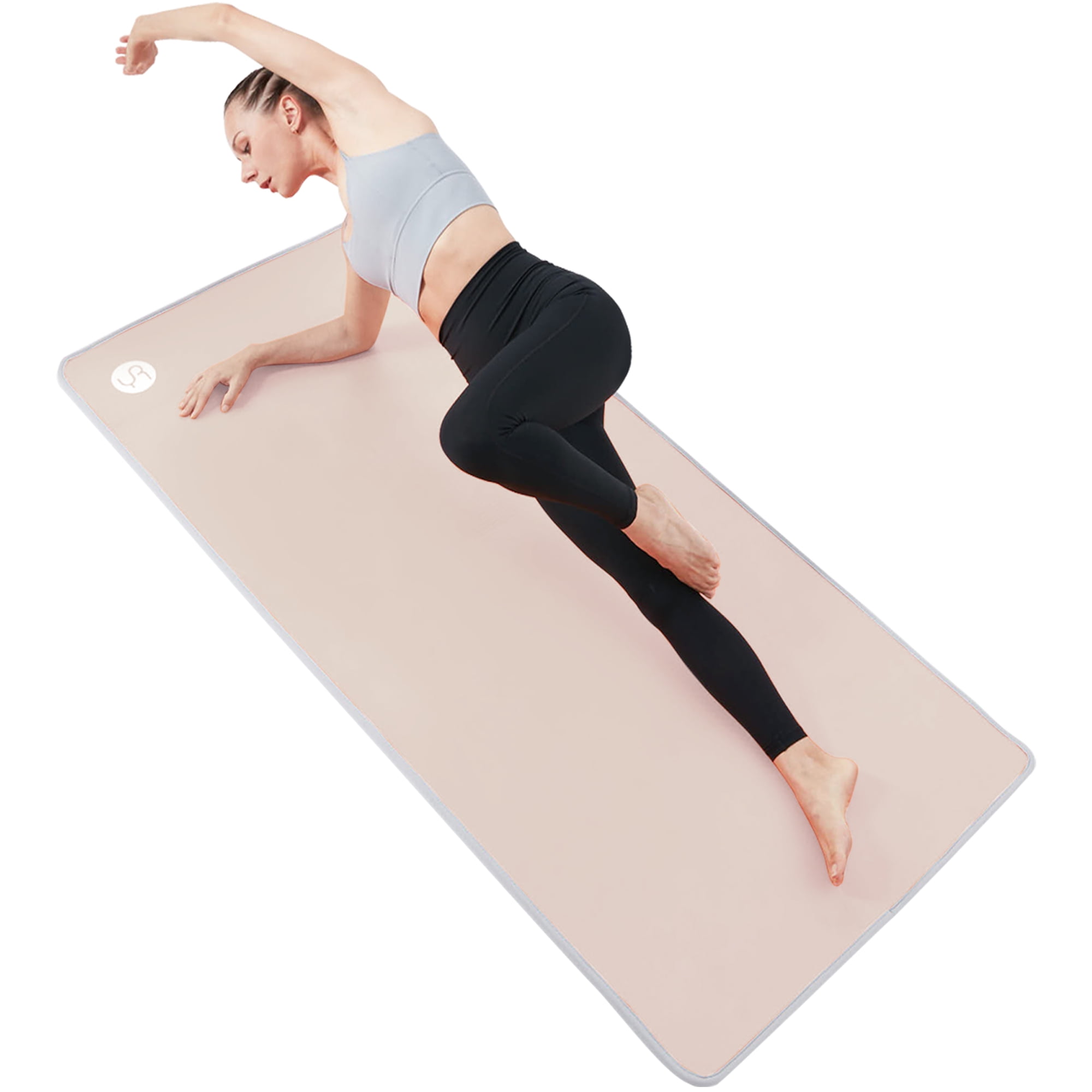 RYTMAT Wide Yoga Mat 35 inch Large Thick 10mm NBR Foam Indoor Outdoor