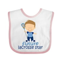 Inktastic Future Lacrosse Star Boy Boys Baby Bib