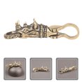 thumbnail image 1 of CRILSTYLEO Colgante De Latón Dorado Para Llavero Y De Oficina Con Animal Decorativa, 1 of 8