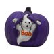 thumbnail image 2 of Estatua de calabaza de Halloween, adorno de mesa, regalo de Halloween, coleccionable, decorativo Fantasma púrpura, 2 of 9
