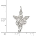 thumbnail image 3 of FB Jewels Sterling Silver Polished & Textured Angel Love Pendant, 3 of 4